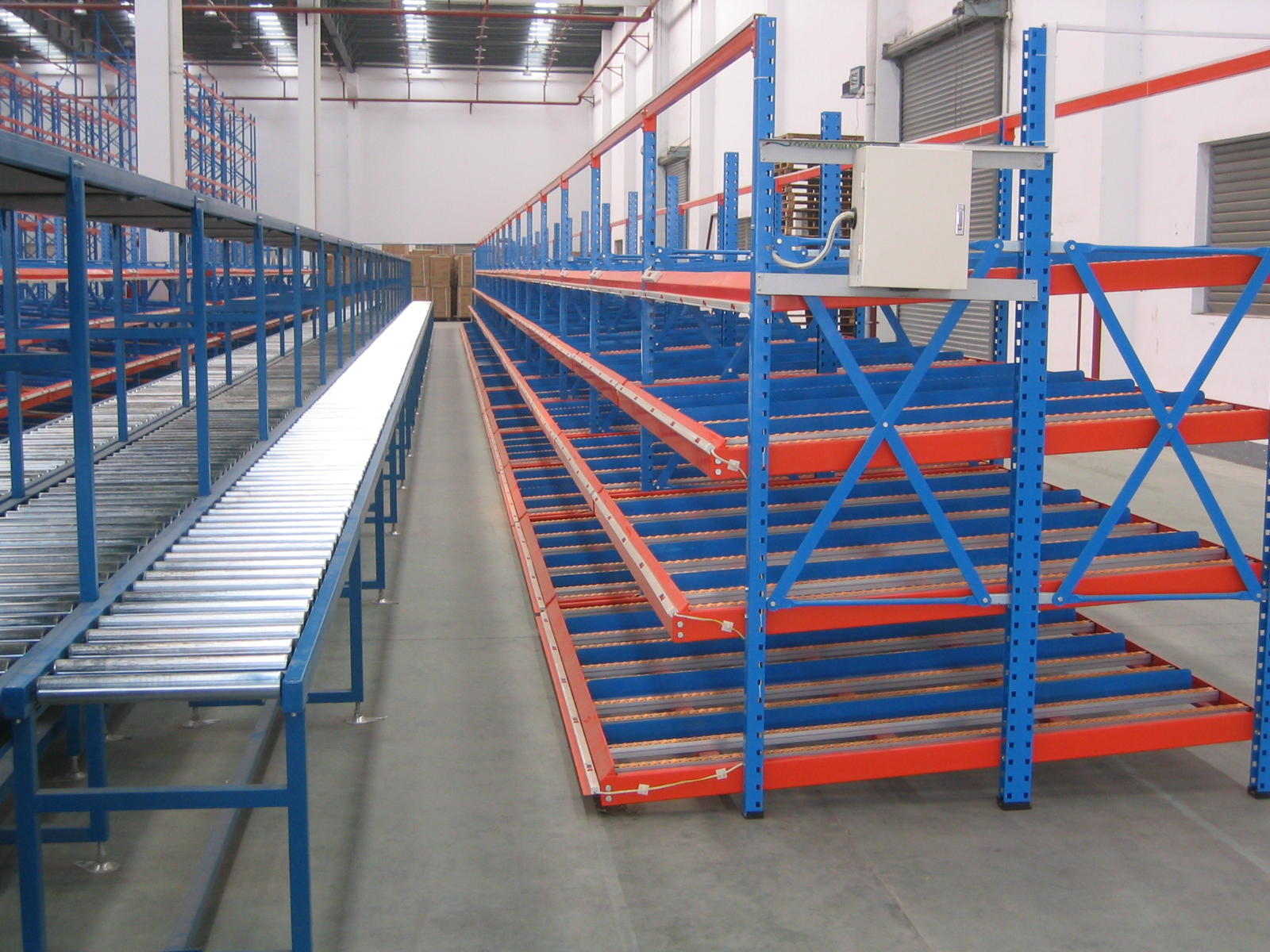 Good Quality Flow-through Shelves Warehouse Roller Racking Rolling ...