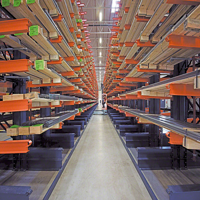 Professional Standards Cantilever Racking Industrial Steel Double Sided ...